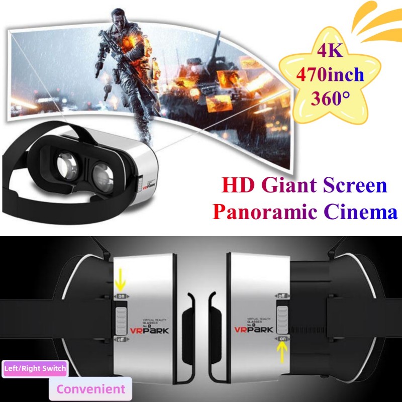 V5 4K Virtual Reality VR Glass - Vr Headset Pc 评论和价格