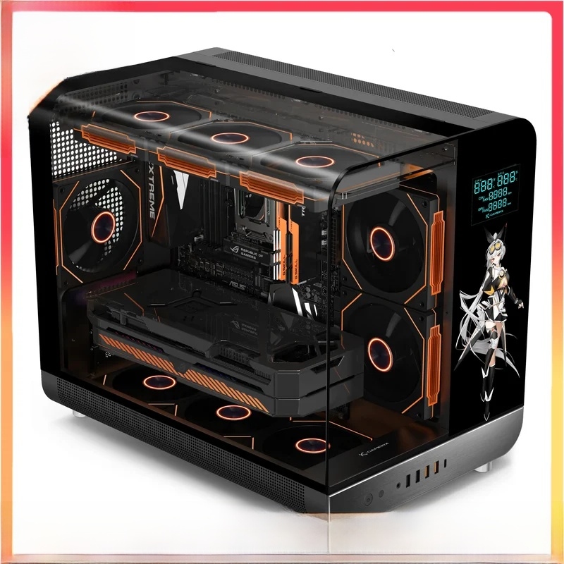 New Design Desktop Gamer Case  - Pc Gaming Pink 评论和价格