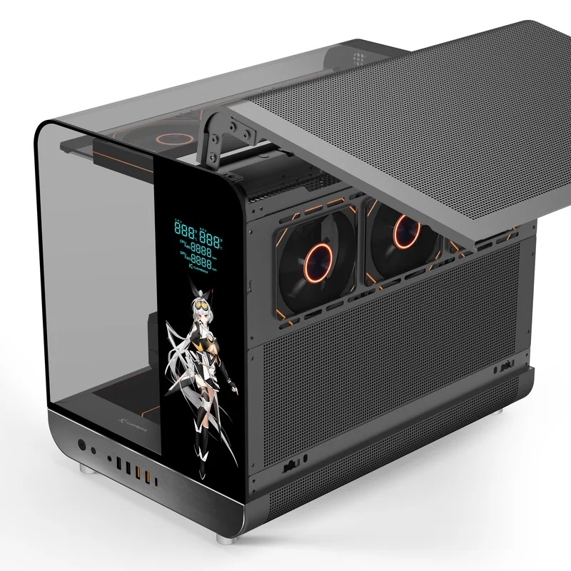 New Design Desktop Gamer Case  - Pc Gaming Pink 评论和价格