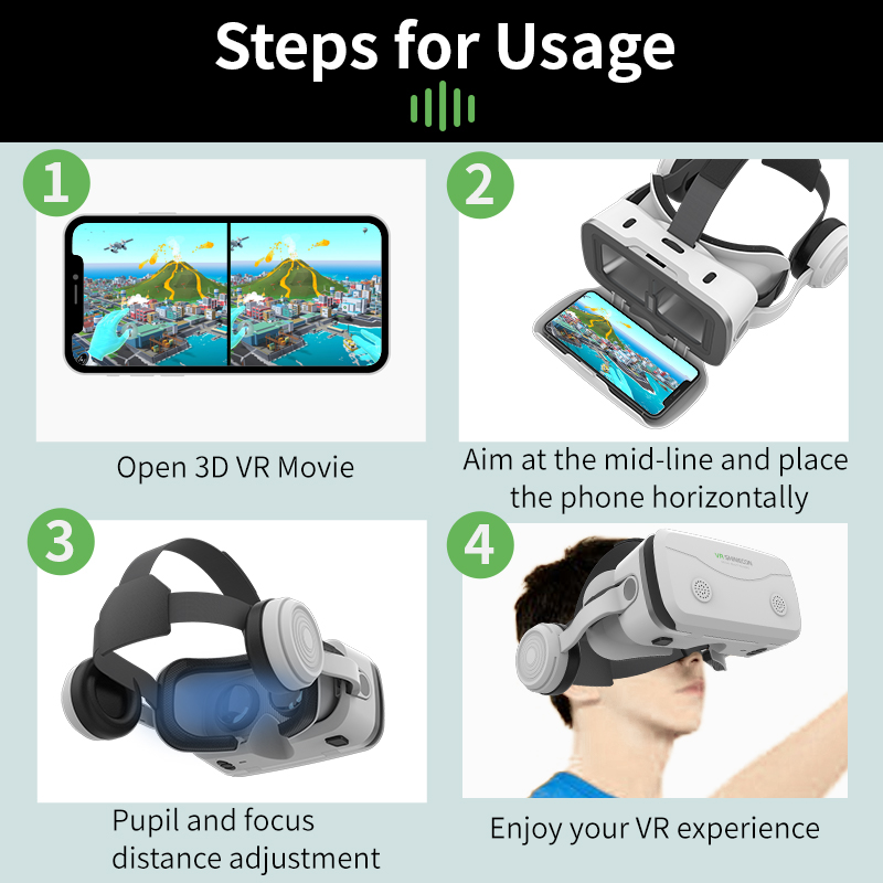 Virtual Reality VR Glasses 3D  - Vr Headset Pc 评论和价格