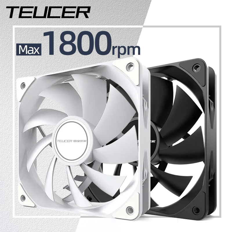 Teucer 12cm Chassis Fan PWM Co - Pc Water Cooling 评论和价格
