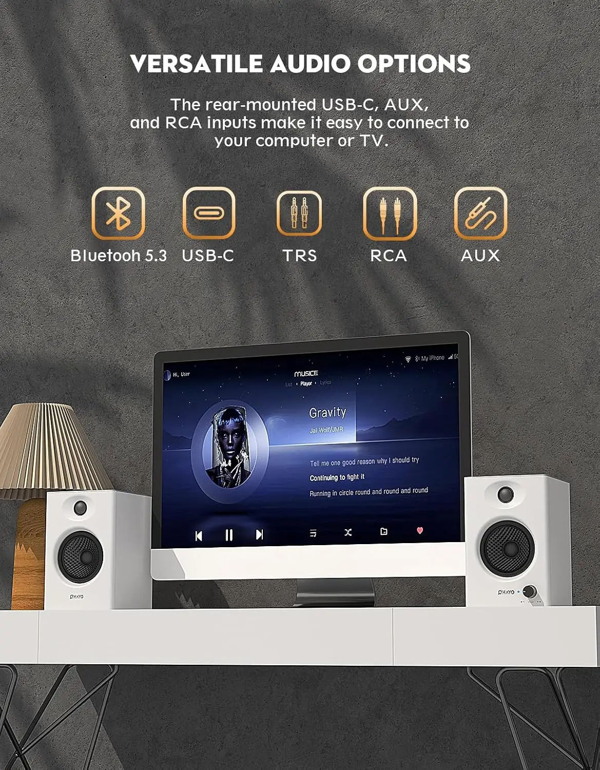OHAYO 60W Computer Speakers fo - Pc Gaming Fullset 评论和价格