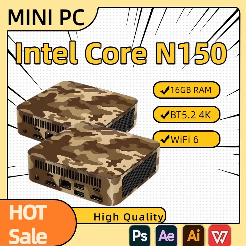 Compact Mini Pc Intel N150 Min - Pc Gaming Intel 评论和价格