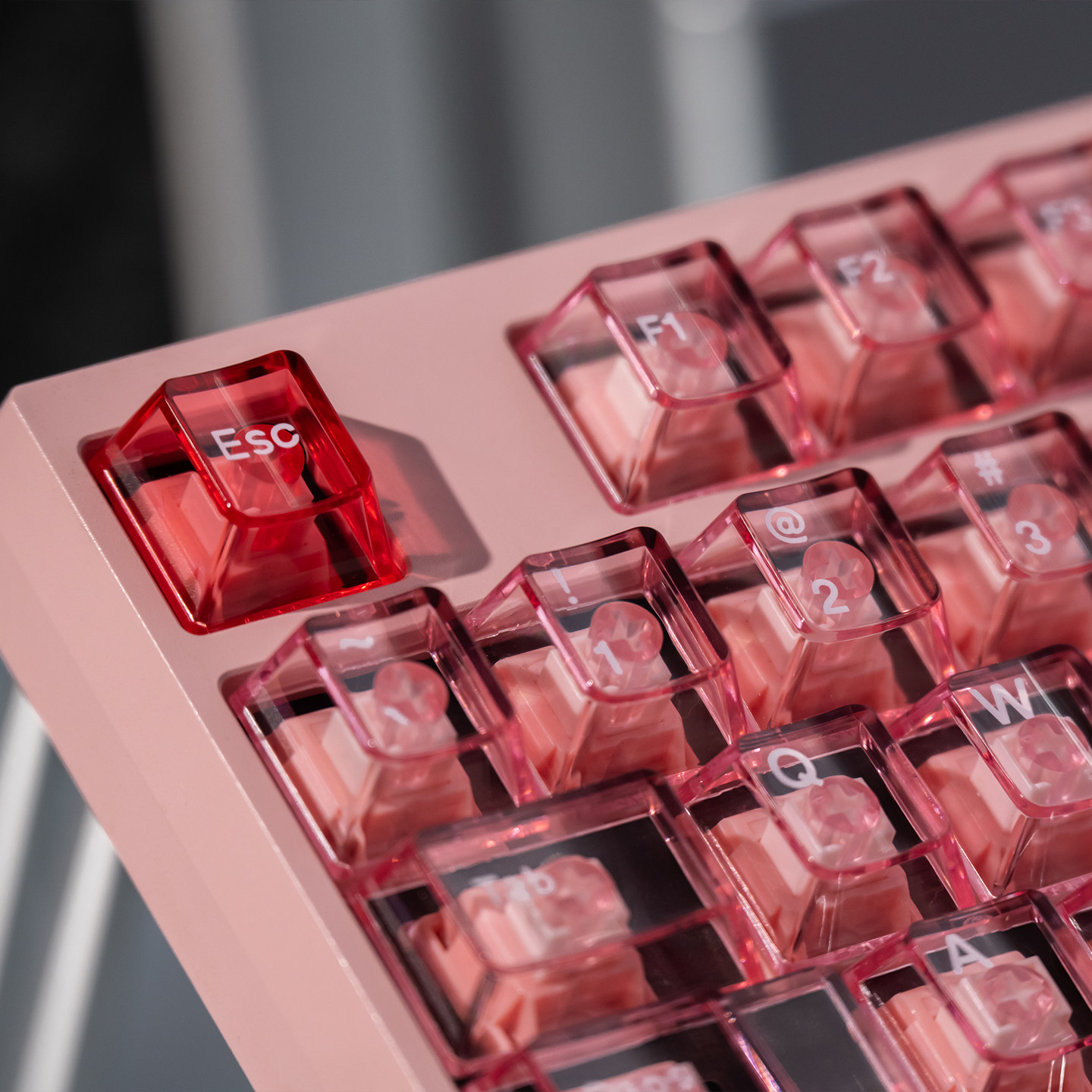 Pink Crystal Transparent Cherr - Pc Gaming Pink 评论和价格